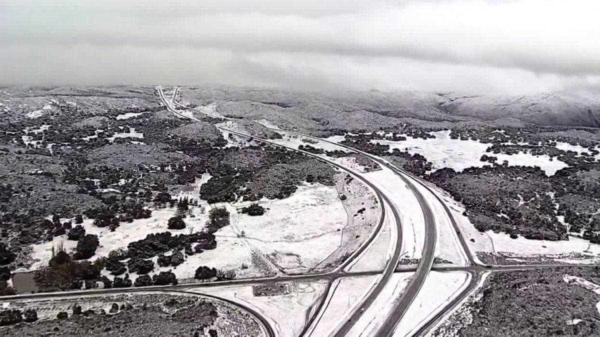 nevada, nieve, clima, autopista, San Diego