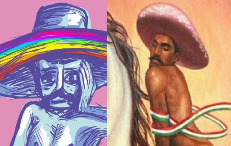 Zapata, pintura, redes sociales, Twitter, viral